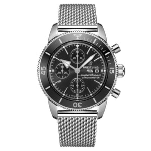 Breitling Superocean Heritage Chronograph 44 Black Black Dial Men 44mm