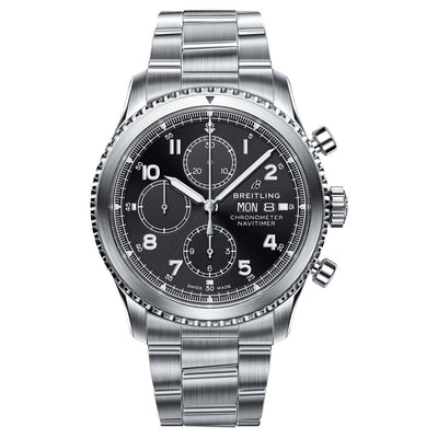 Breitling Navitimer 8 Chronograph 43 Black Black Dial Men 43mm