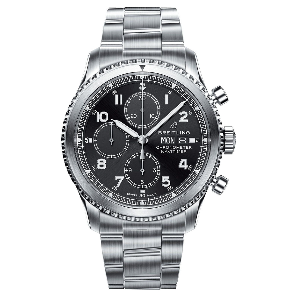Breitling Navitimer 8 Chronograph 43 Black Black Dial Men 43mm