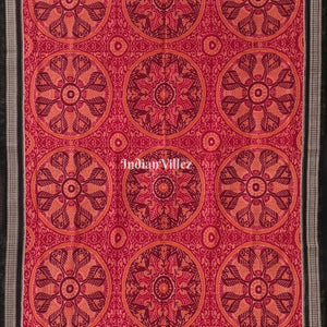 Exclusive Chakra Design Sambalpuri Cotton Saree