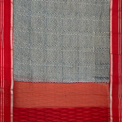 Cream Chanderi Cotton Saree With Printed Floral Buds