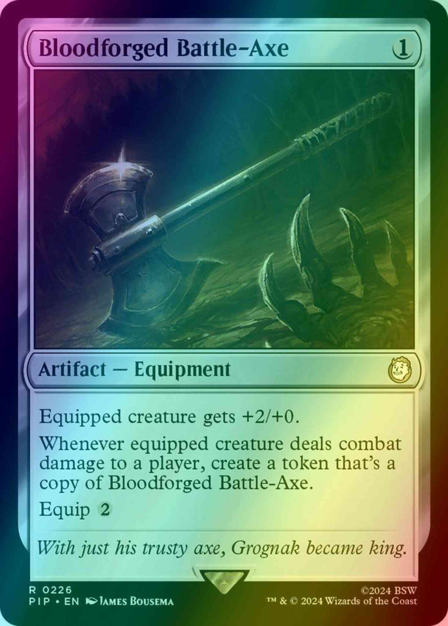 Bloodforged Battle-Axe [226] [Fallout] [Foil]