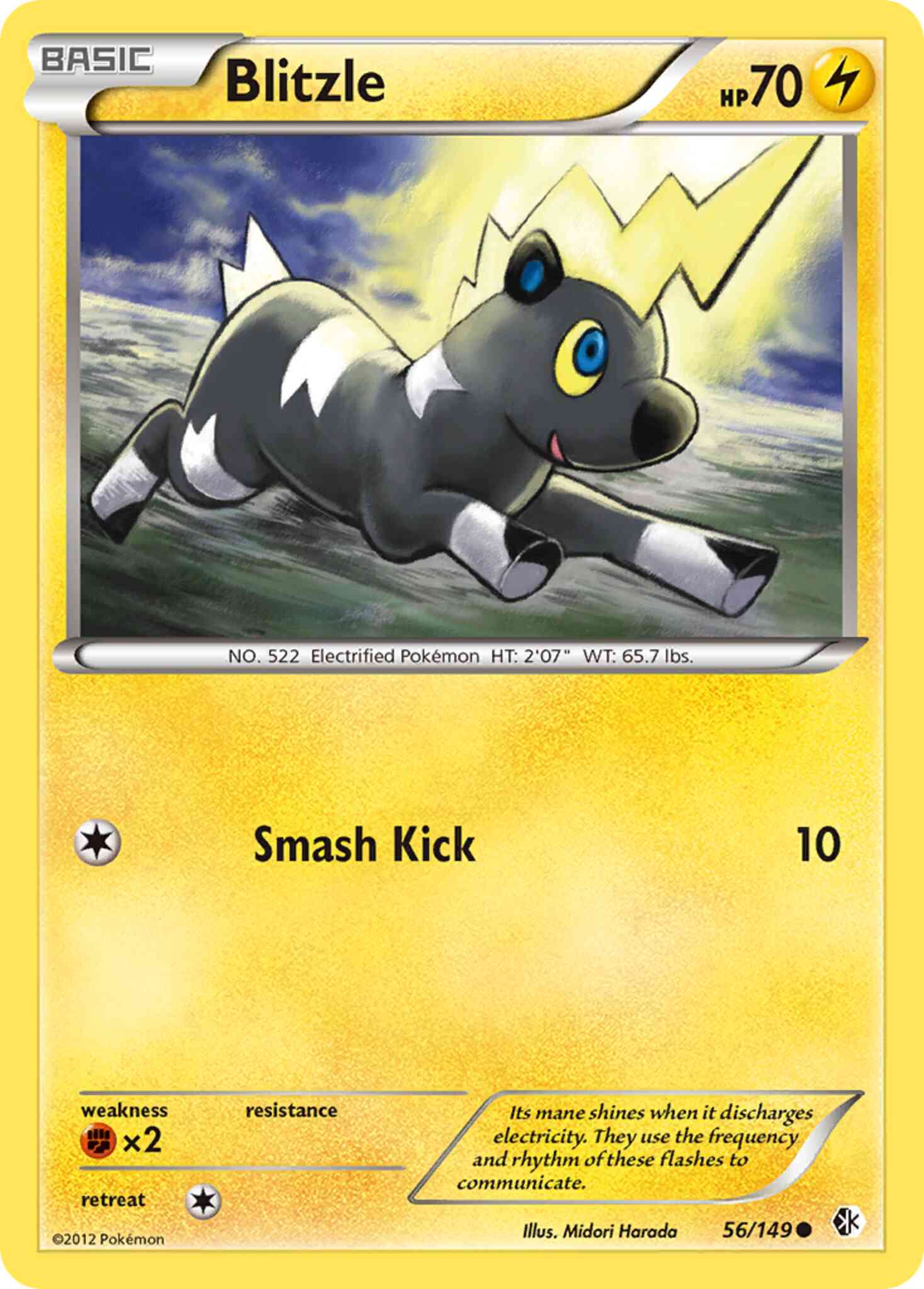 Blitzle - 56/149 - Common [bw7-56] [Reverse Holo]