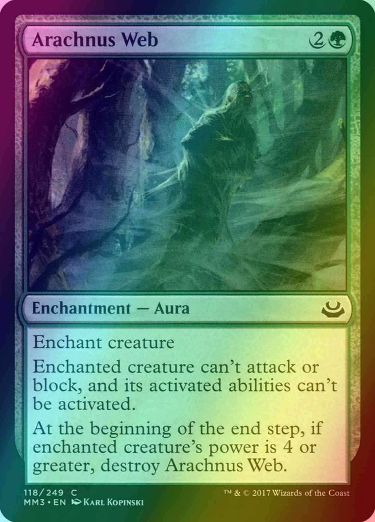 Arachnus Web [118] [Modern Masters 2017] [Foil]