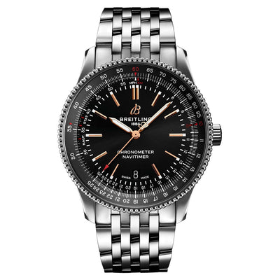 Breitling Navitimer Automatic Black Dial 41 MM Watch for Men