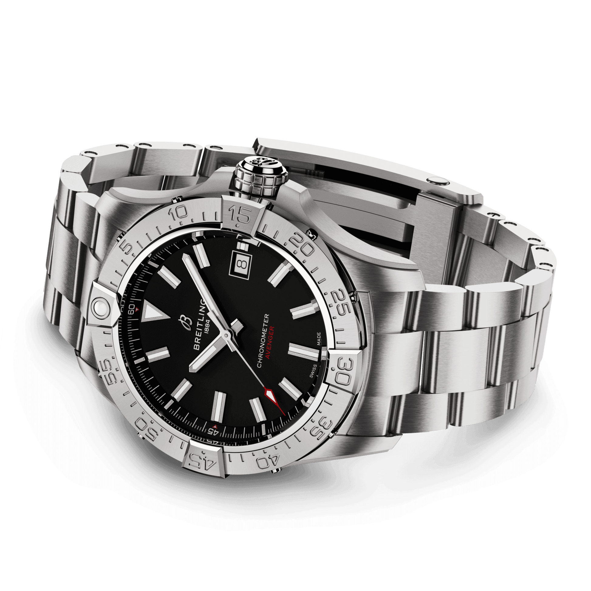 Breitling Avenger Automatic Black Dial Men 42mm