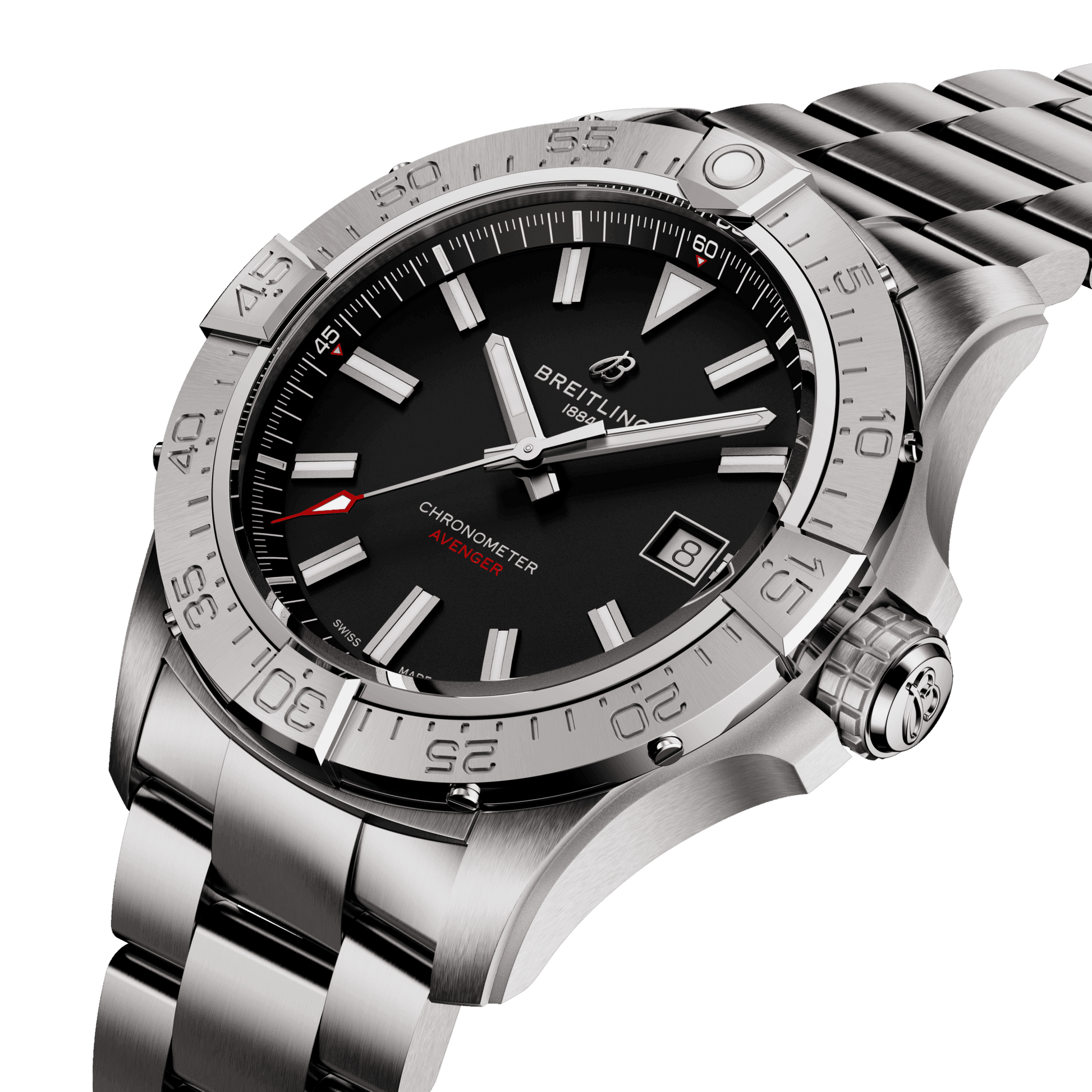 Breitling Avenger Automatic Black Dial Men 42mm