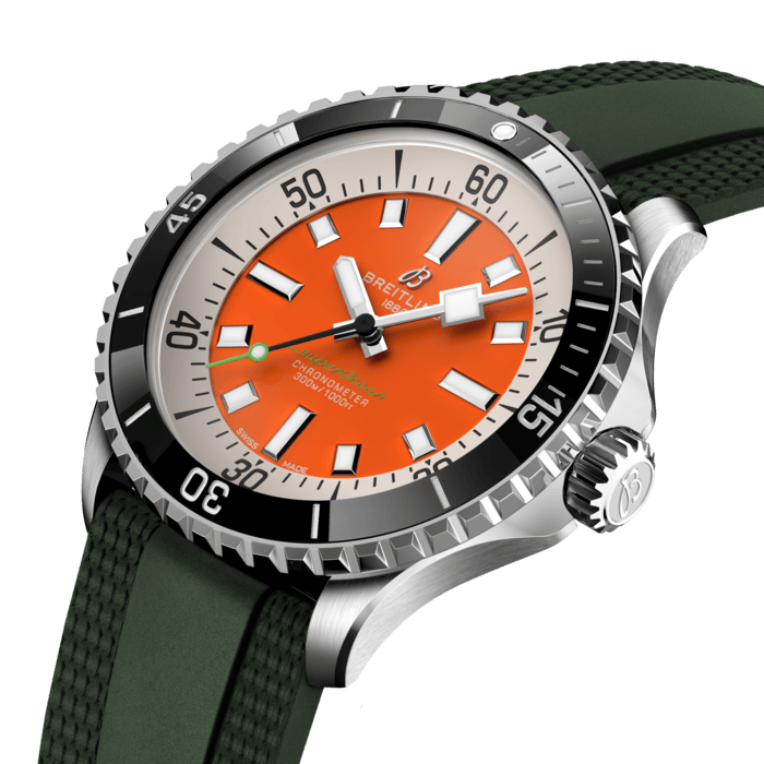 Breitling Superocean Kelly Slater Orange Dial Men 42mm