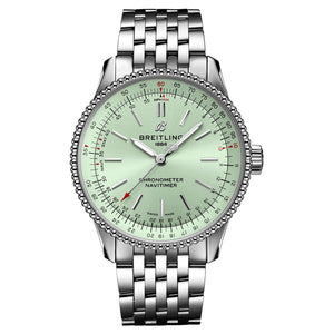 Breitling Navitimer Swiss Brand with Green Dial Watch for Women