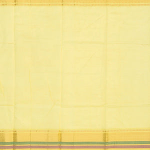 Lavender Handloom Chirala Silk Cotton Saree With Stripes