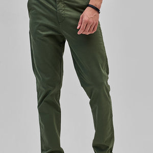 Olive Slim Fit Trousers