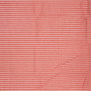 Cream Handloom Bengal Cotton Saree With Rudraksham Stripes