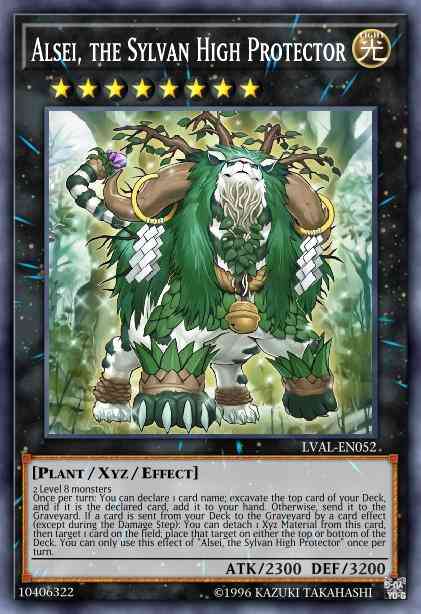 Alsei, the Sylvan High Protector - LVAL-EN052 - Ultra Rare - Unlimited