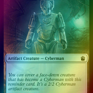 Alien Rhino Token (03) // Cyberman Token (24) [Universes Beyond: Doctor Who: Tokens] [Foil]
