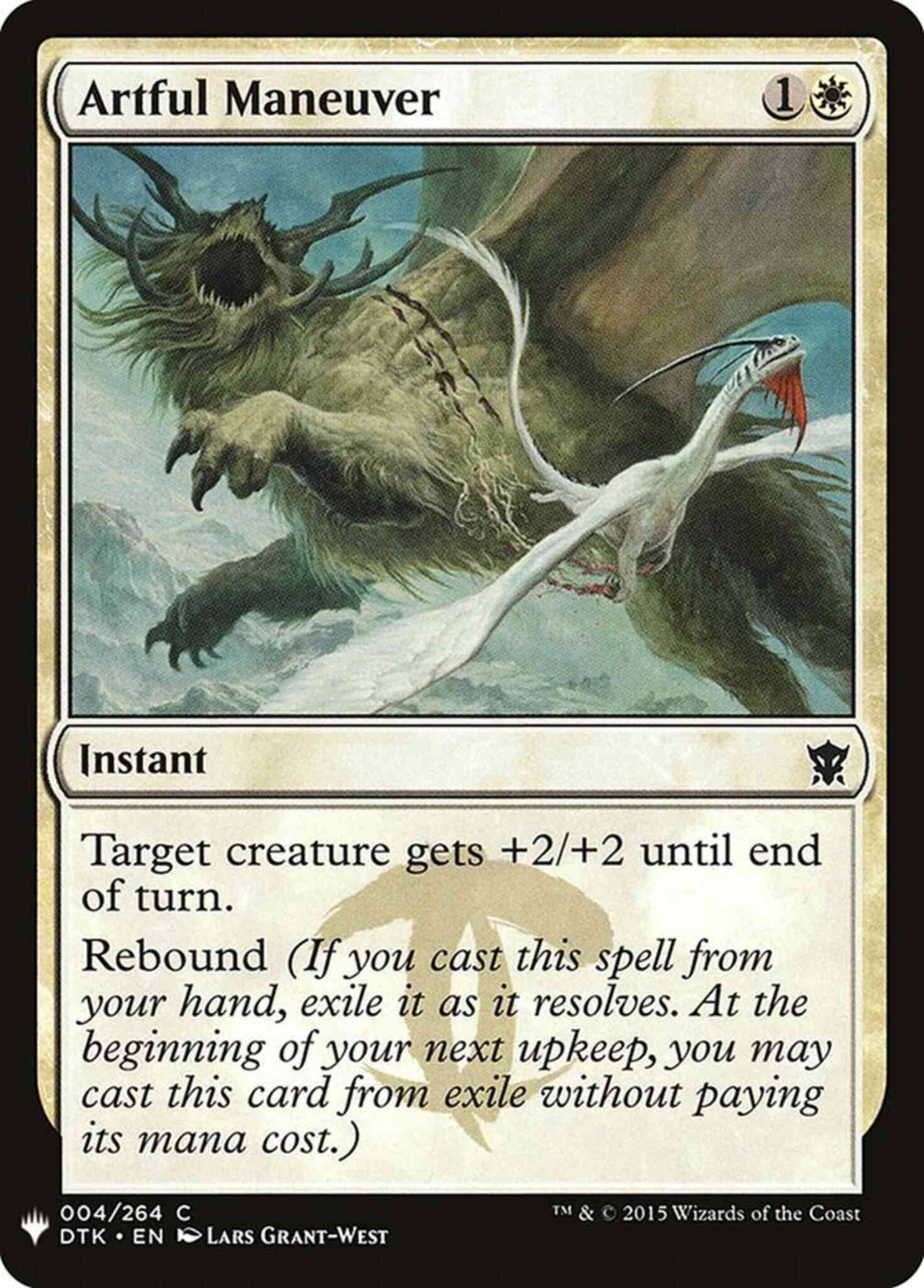 Artful Maneuver [DTK-4] [The List] [Non-Foil]