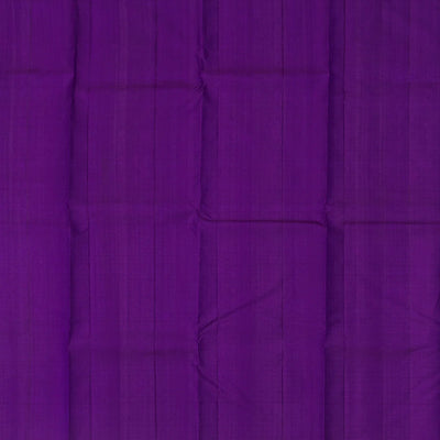 Lavender Silk Saree With Buttas & Purple Border