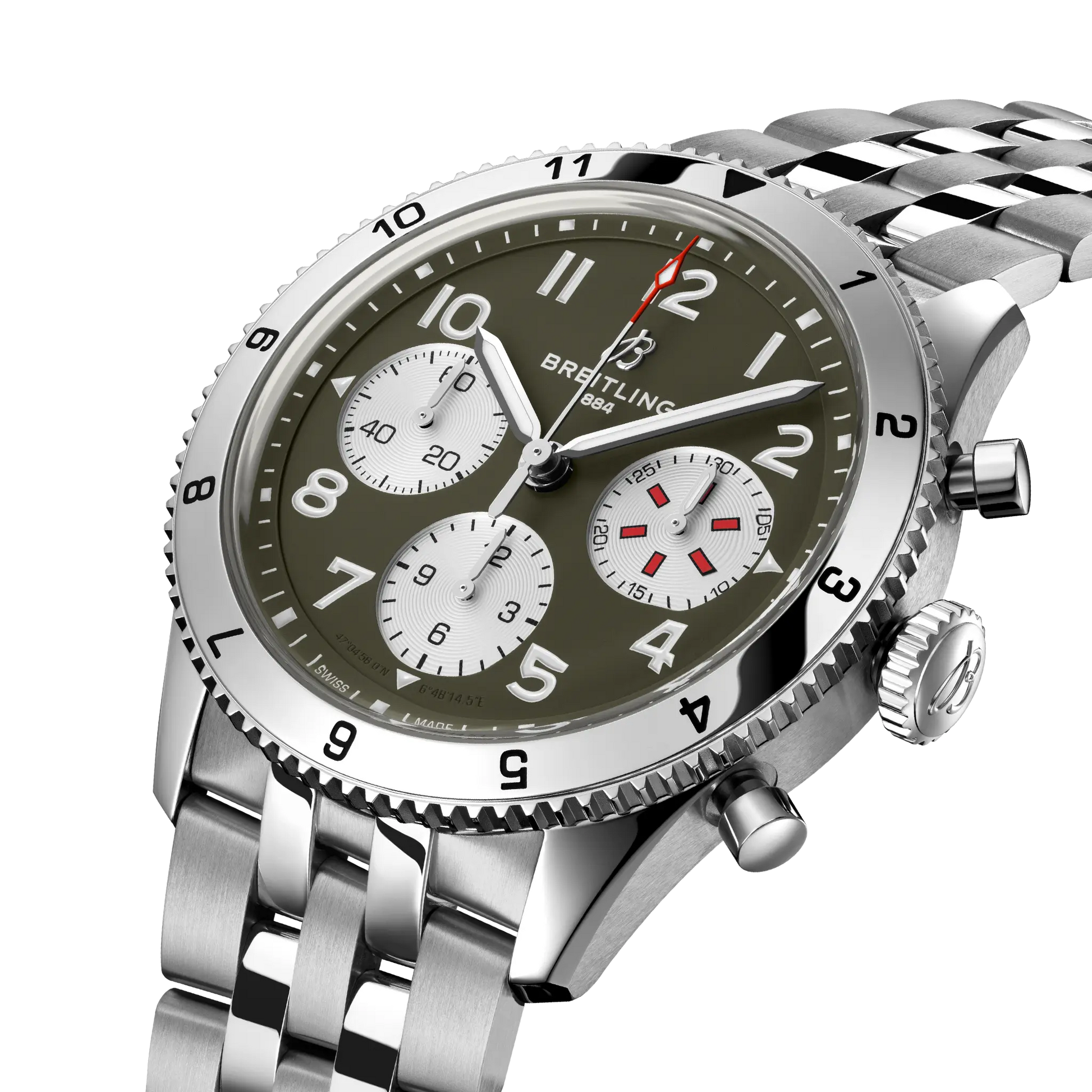 Breitling Classic AVI Chronograph 42 Curtiss Warhawk DIAL MEN 42mm A233802A1L1A1