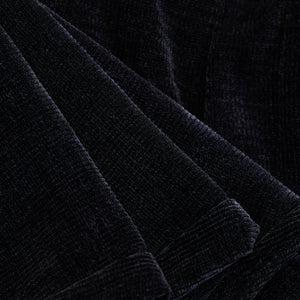 Black Corduroy Relaxed Fit Trousers