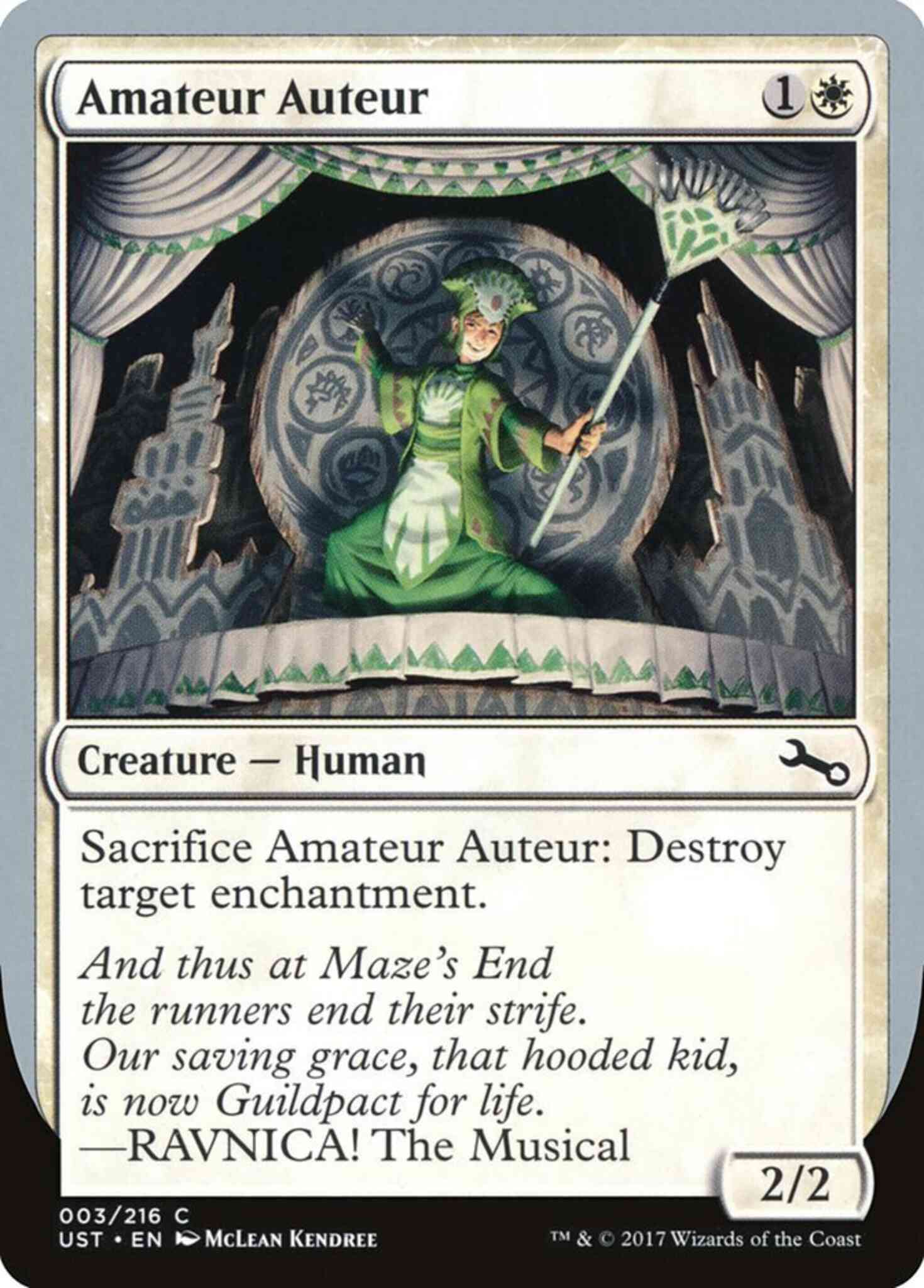 Amateur Auteur [3a] [a] [Unstable] [Non-Foil]