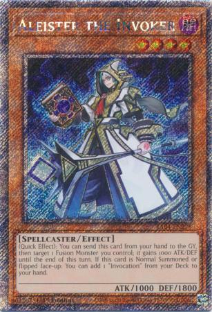 Aleister the Invoker - RA04-EN278 - Platinum Secret Rare - 1st Edition