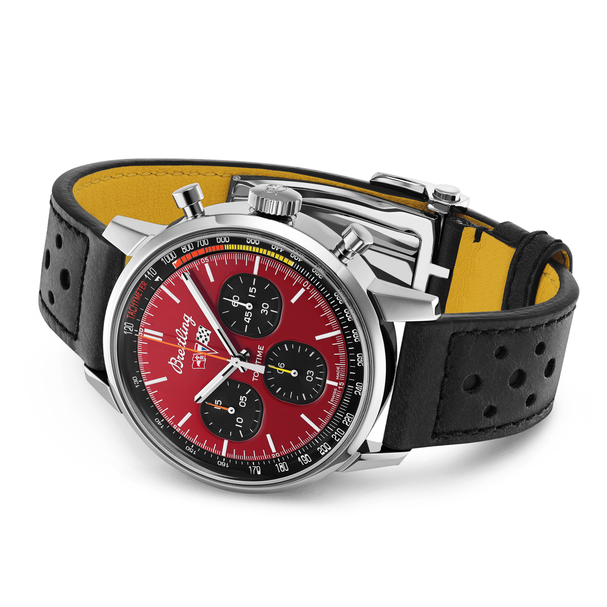 Breitling Top Time Chevrolet Corvette Red Dial Men 42mm