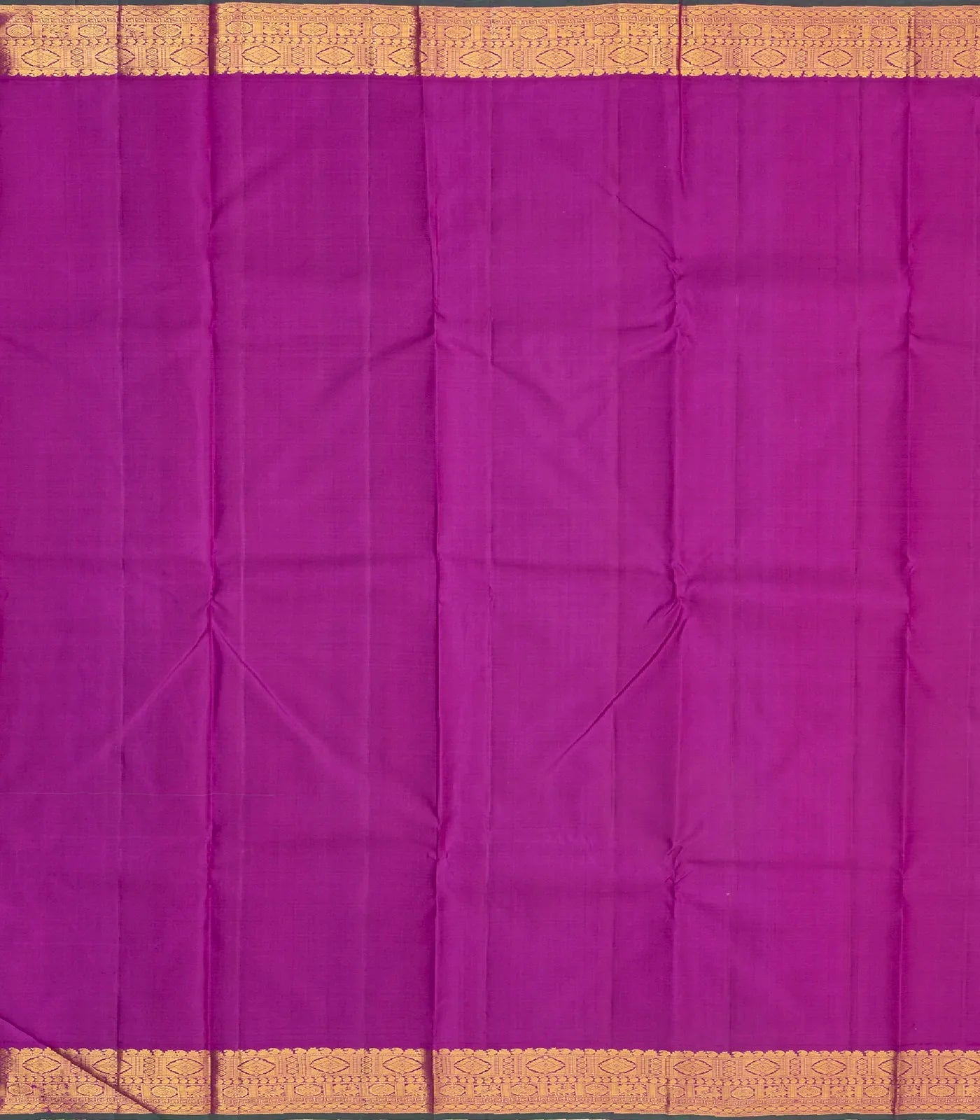 Light Peach Handloom Korvai Kanchipuram Silk Saree With Contrast Border