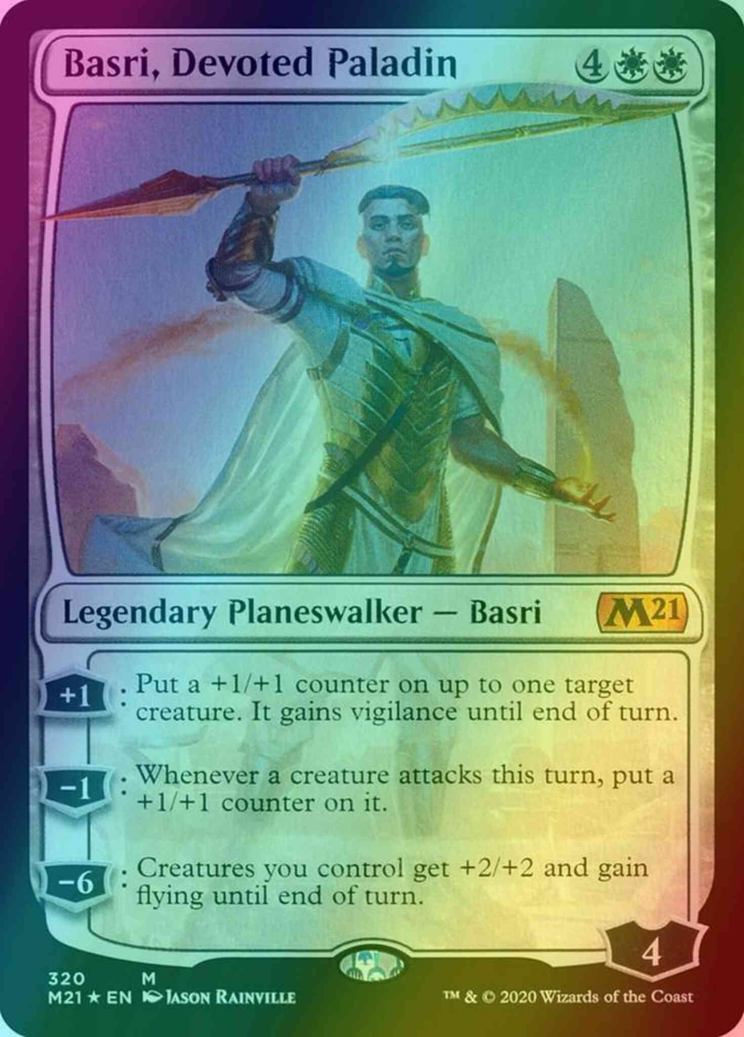 Basri, Devoted Paladin [320] [Core Set 2021] [Foil]