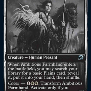 Ambitious Farmhand // Seasoned Cathar [2] [Innistrad: Double Feature] [Non-Foil]