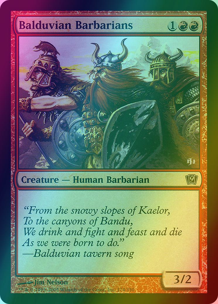 Balduvian Barbarians [174x] [Ninth Edition] [Foil]