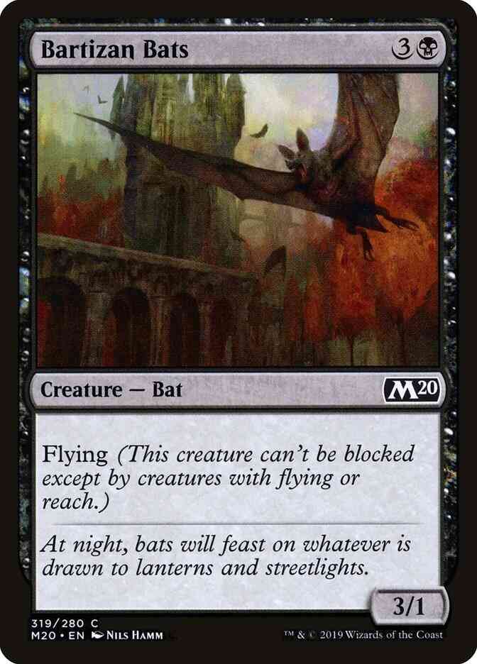 Bartizan Bats [319] [Welcome Deck Exclusive] [Core Set 2020] [Non-Foil]