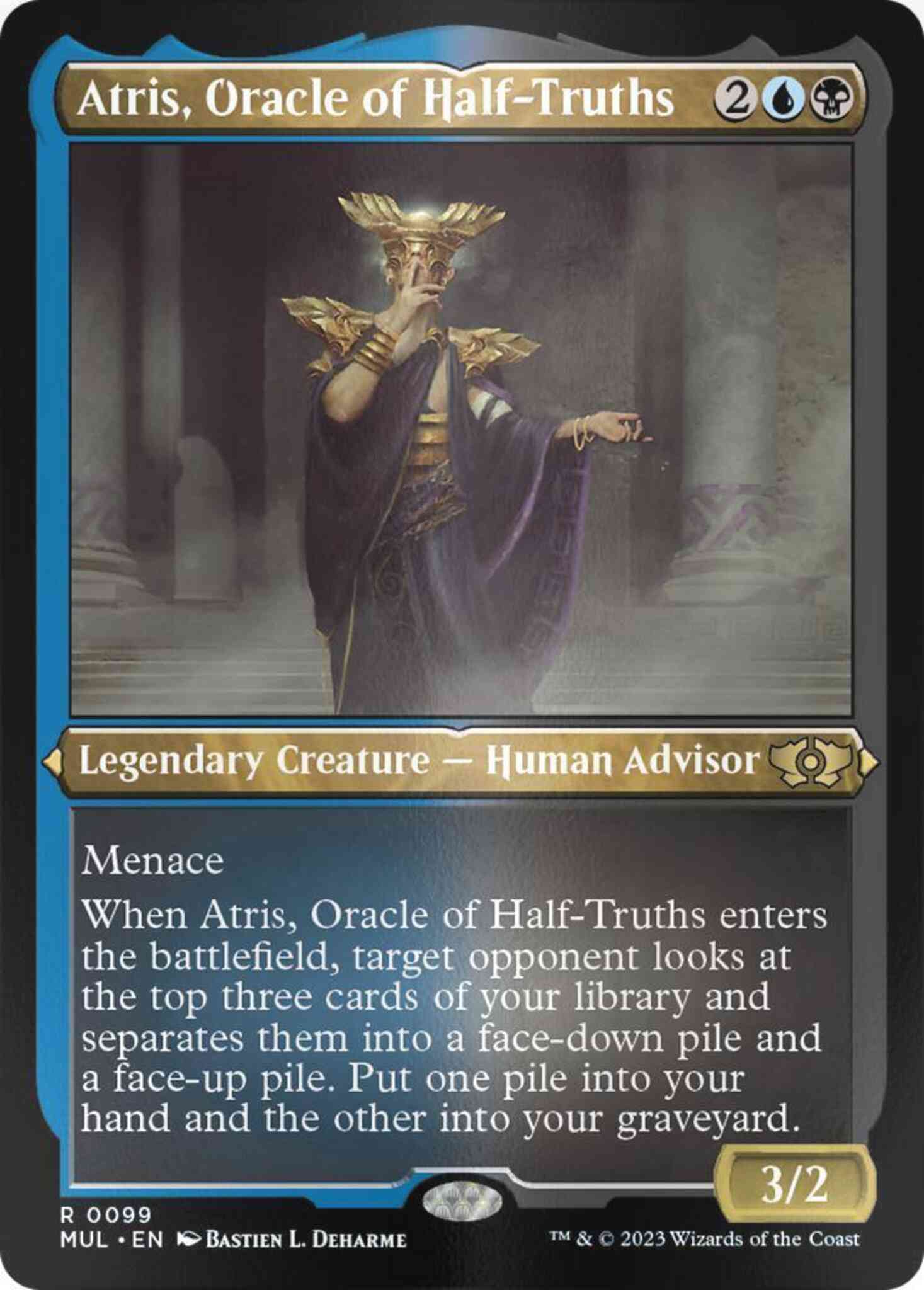 Atris, Oracle of Half-Truths [99] [Multiverse Legends] [Etched Foil]