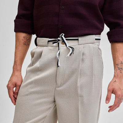 Beige Korean Pant