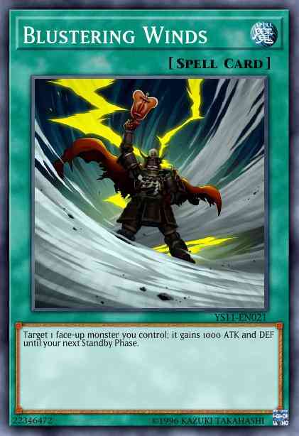 Blustering Winds - BP02-EN163 - Mosaic Rare - Unlimited