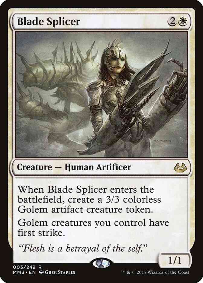 Blade Splicer [3] [Modern Masters 2017] [Non-Foil]