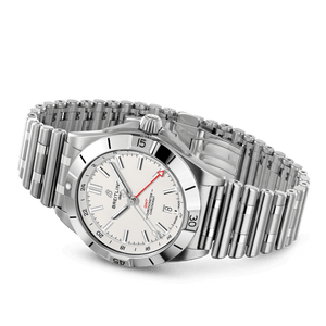 Breitling Chronomat GMT White Dial Men 40mm