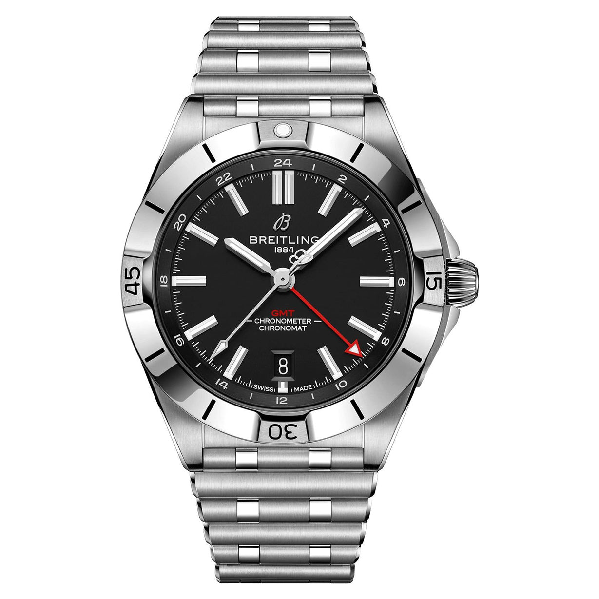 Breitling Chronomat GMT Black Dial Men 40mm