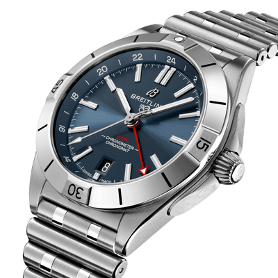 Breitling Chronomat GMT Blue Dial Men 40mm