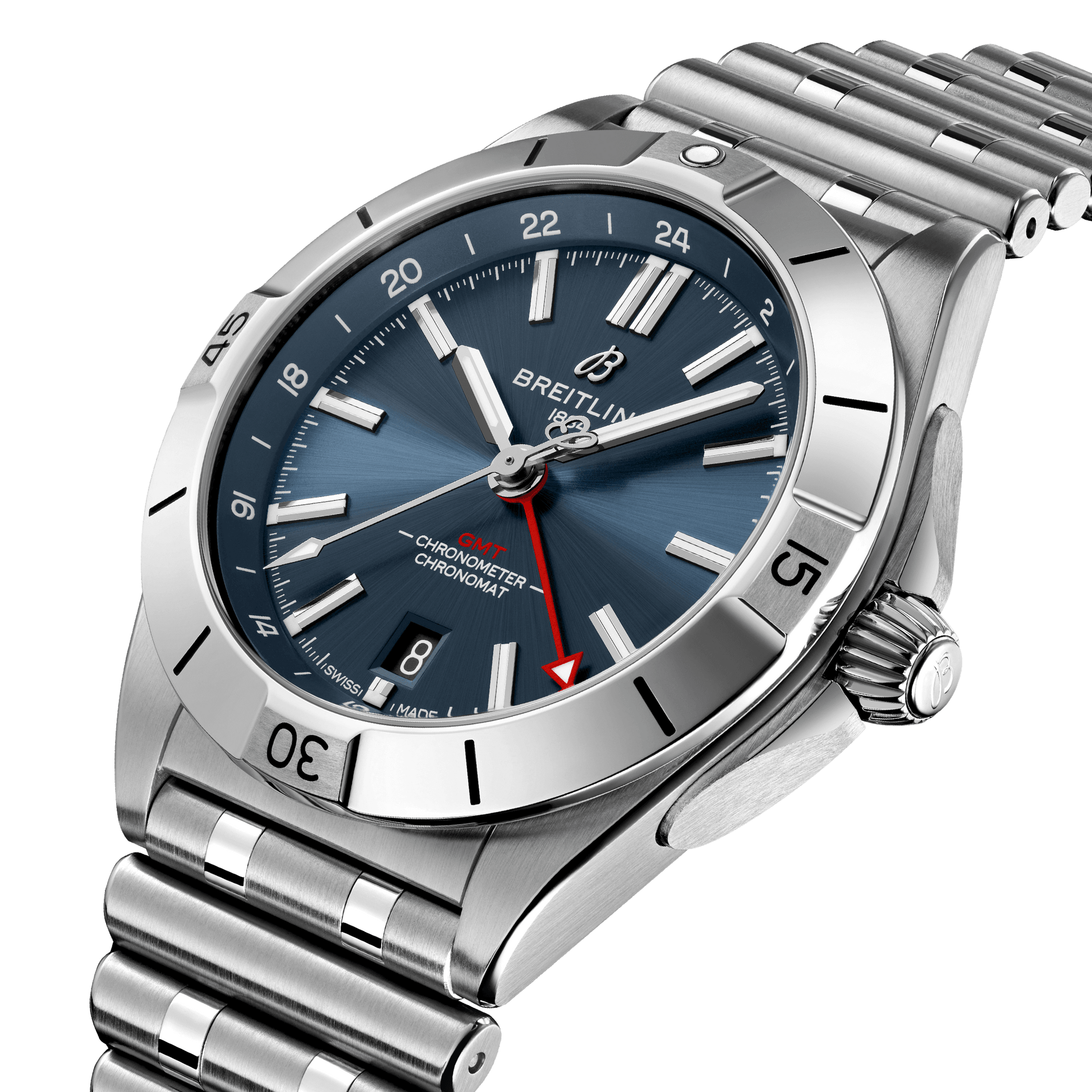 Breitling Chronomat GMT Blue Dial Men 40mm