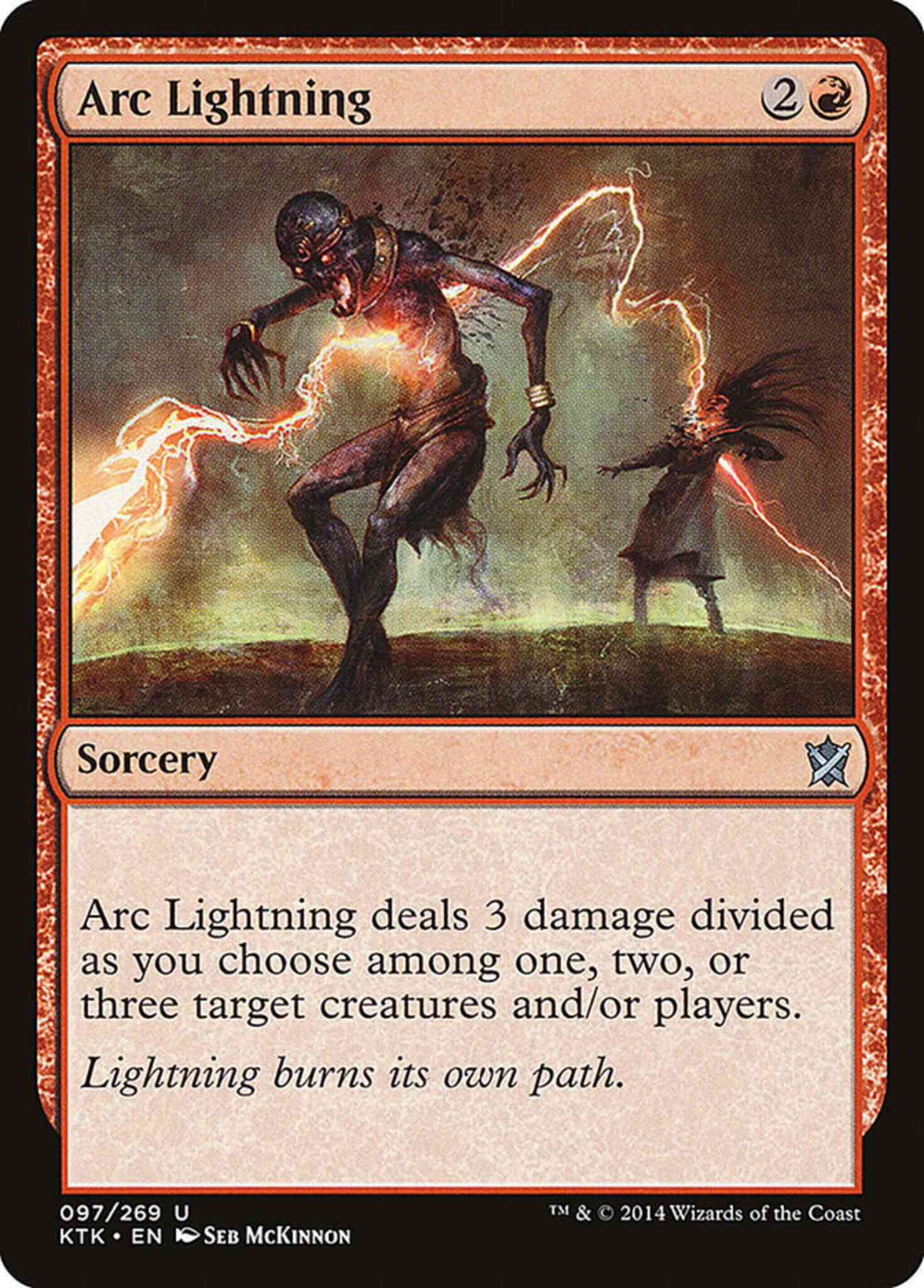 Arc Lightning [97] [Khans Of Tarkir] [Non-Foil]