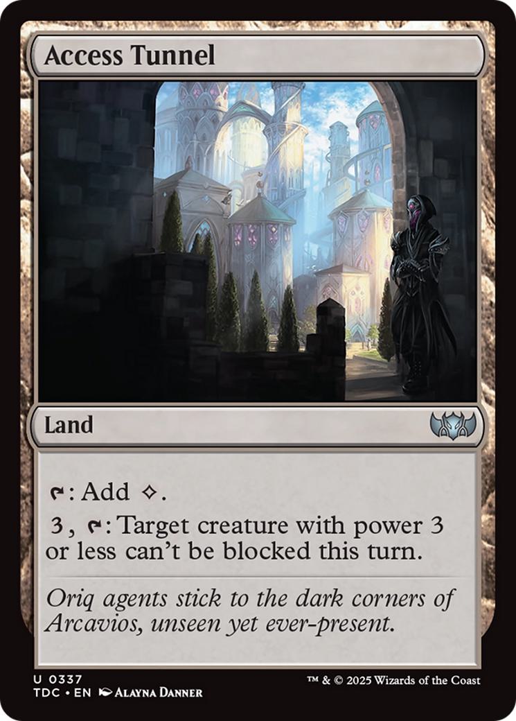 Access Tunnel [337] [Tarkir: Dragonstorm: Commander] [Non-Foil]