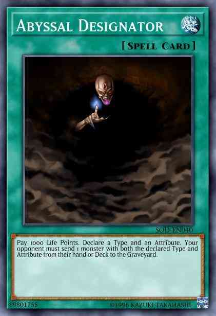 Abyssal Designator - SOD-EN040 - Common - Unlimited