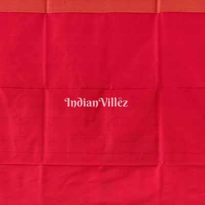 Blue Red Fish Motif Sambalpuri Silk Saree with Tissue Anchal