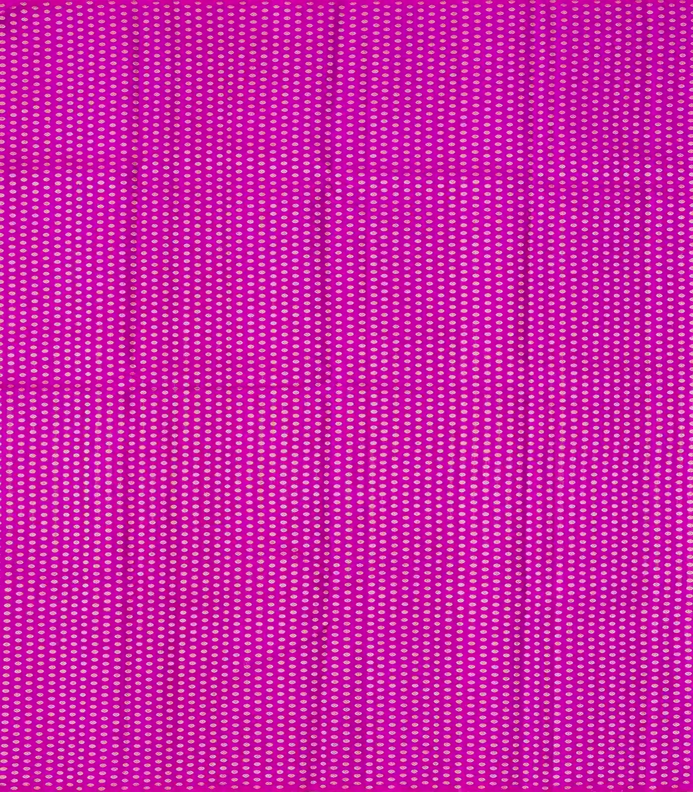 Lemon Yellow Handloom Kanchipuram Tie & Dye Silk Saree With Floral Buttas