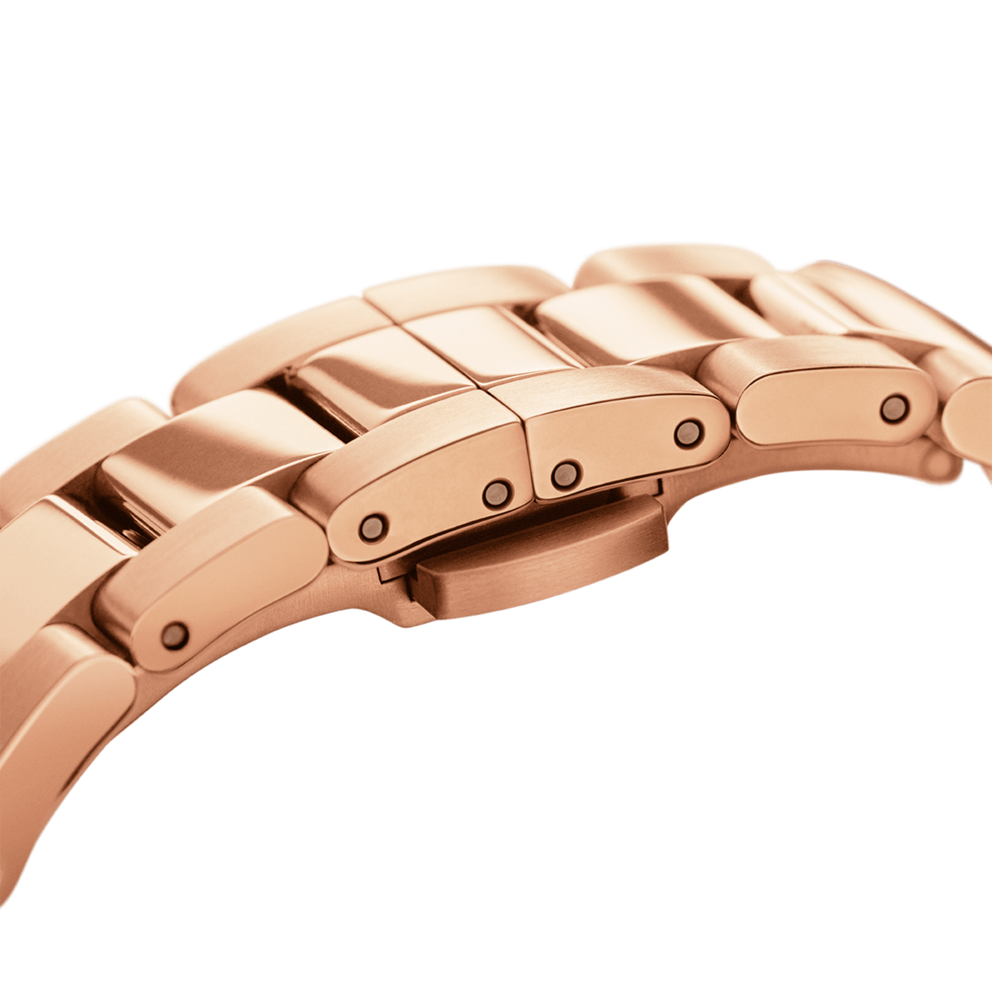 Iconic Link Black & Rose Gold