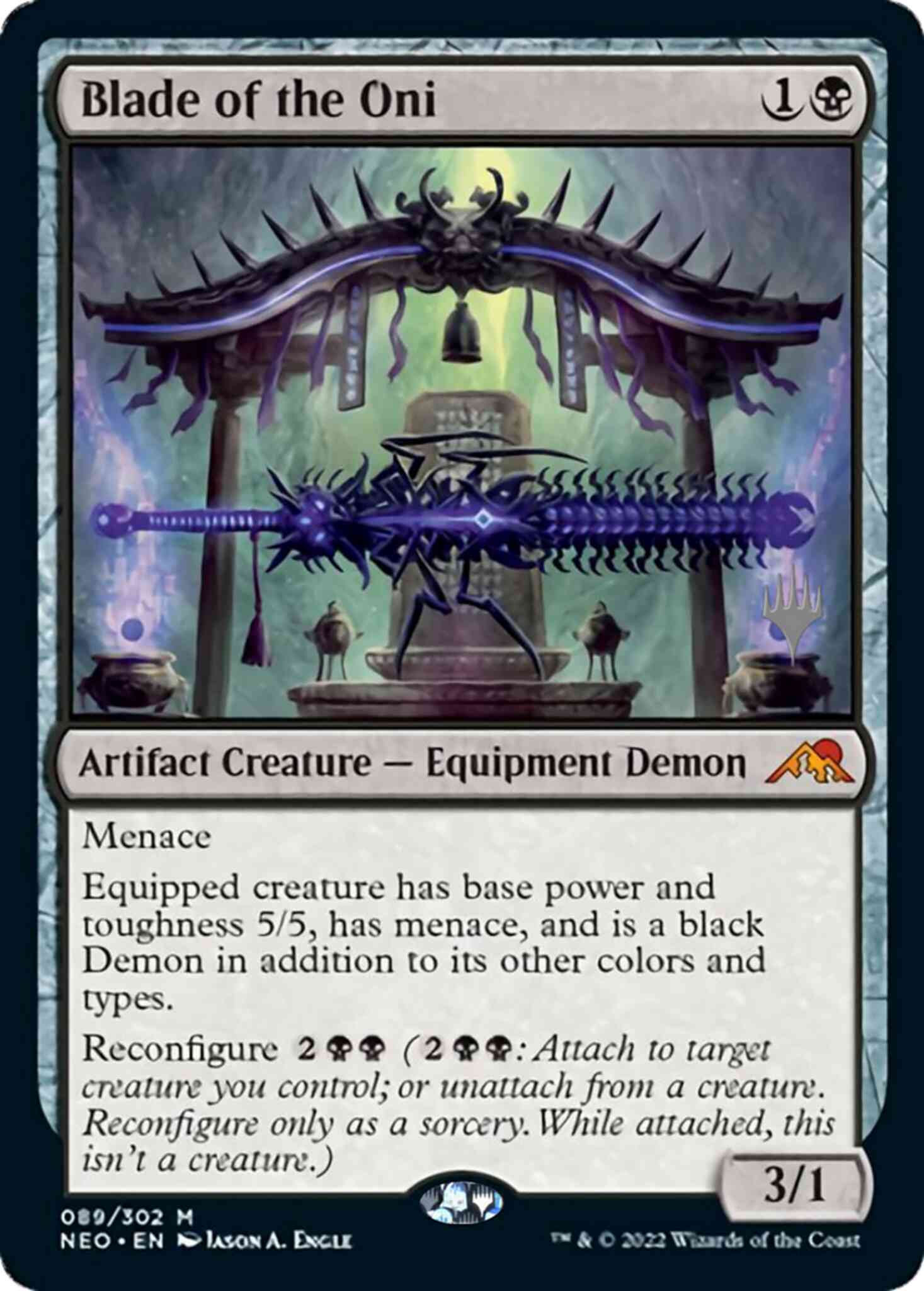 Blade of the Oni [Promo Pack] [89p] [Kamigawa: Neon Dynasty: Promos] [Non-Foil]