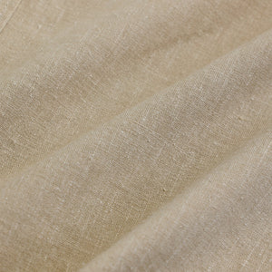 Beige Solid Oxford Shirt