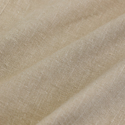 Beige Solid Oxford Shirt