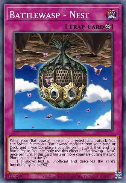 Battlewasp - Nest - BLHR-EN042 - Ultra Rare - 1st Edition