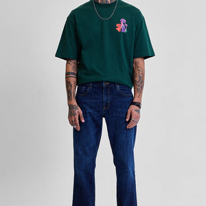 Navy Bootcut Jeans