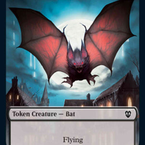 Bat Token (04) // Blood Token (17) [Innistrad: Crimson Vow: Commander: Tokens] [Non-Foil]